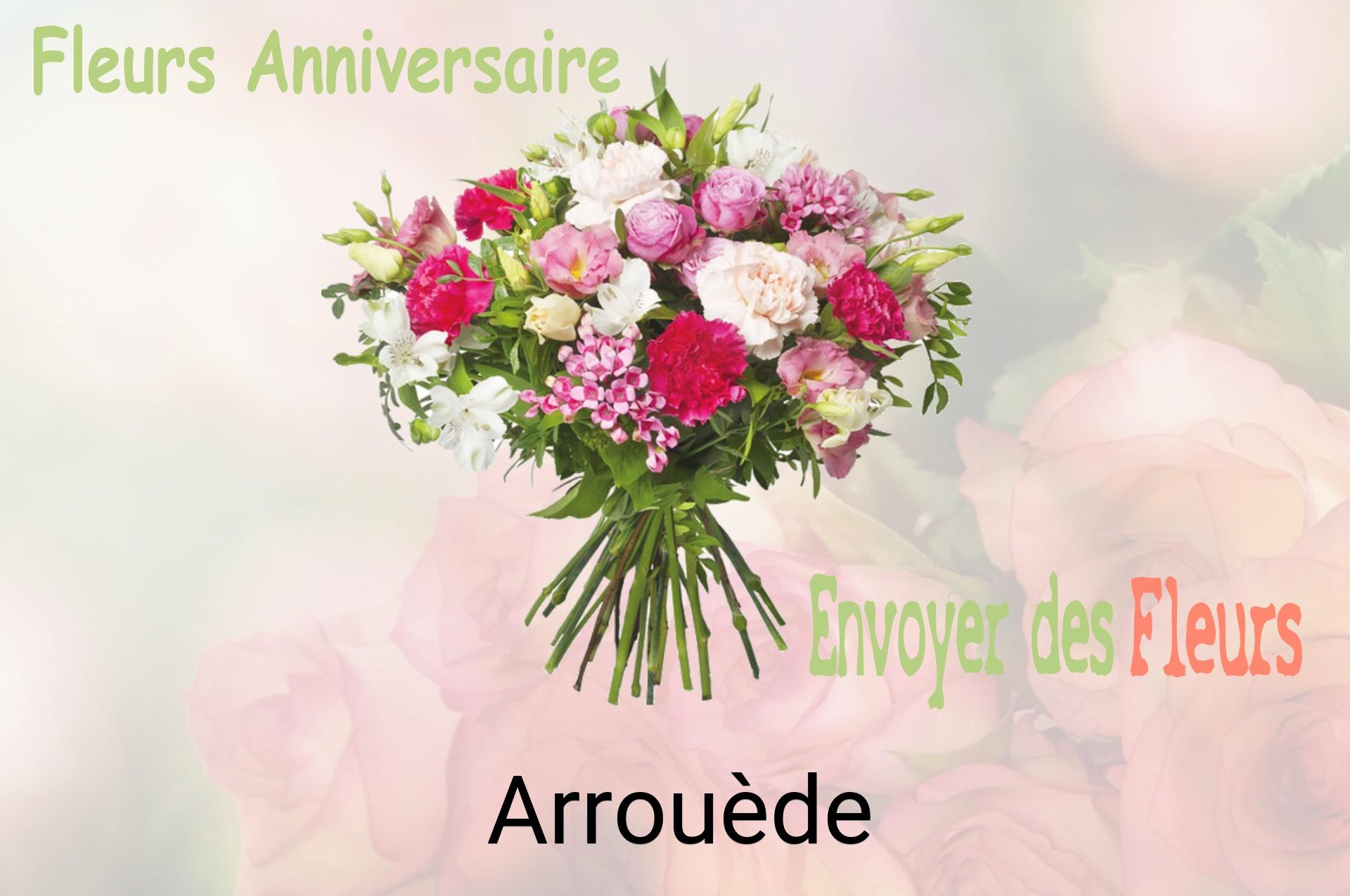 Bouquet de fleurs d’anniversaire livré à Arrouède