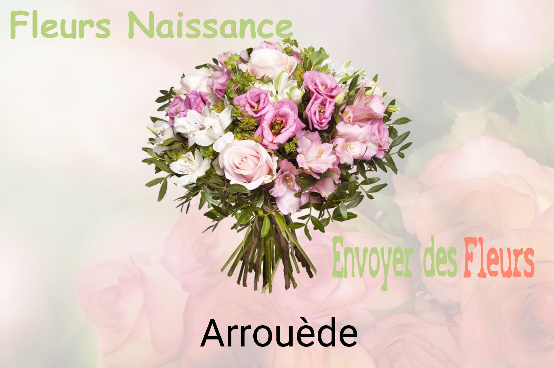 Bouquet de fleurs de naissance livré à Arrouède